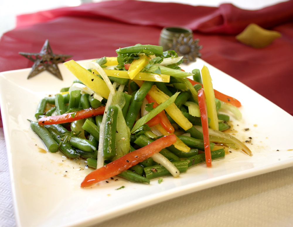 French Baby Green Bean Salad with Premium Soy Vinaigrette